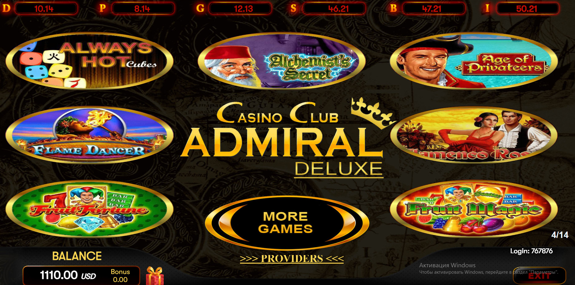 Full autonomous casino club + 100 Greentube/Novomatic games